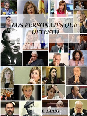 cover image of LOS PERSONAJES QUE DETESTO